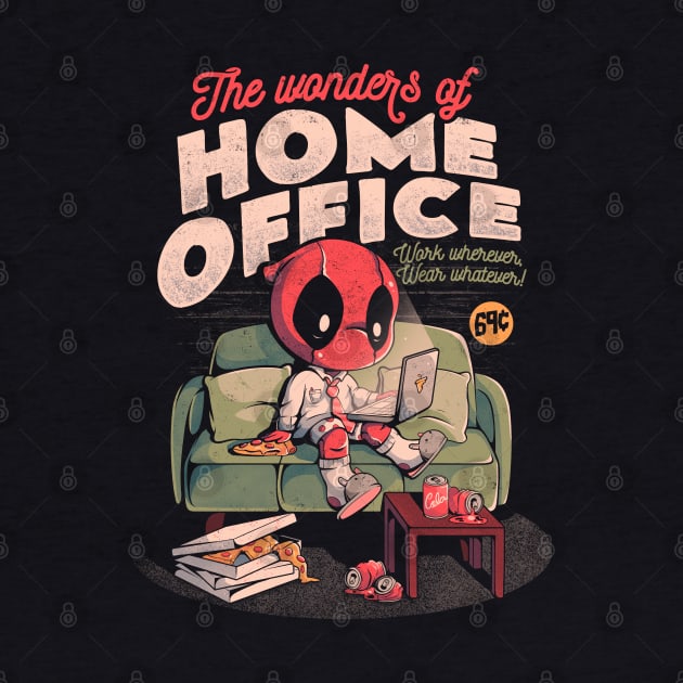 The Wonders Of Home Office - Funny Geek Movie Hero Gift by eduely